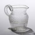 Blownmolded Diamond and Reeded Pitcher