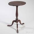 Redpainted Tilttop Candlestand