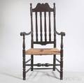Brownpainted Bannisterback Armchair