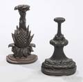 Two Cast Iron Doorstops