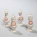 Dutch Fourpiece Creamware Cruet Set