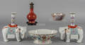 Chinese porcelain famille rose bowl with figural decoration
