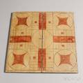 Folding Painted Parcheesi Game Board