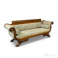 Classical Carved Mahogany Sofa