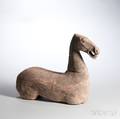 Pottery Legless Horse