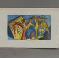 Unframed Chaim Gross American 19041991 Color Lithograph Shabbath