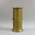 Victorian Repousse Brass Umbrella Stand