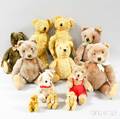 Twelve Plush Bears
