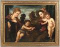 Old Masters oil on canvas allegorical scene