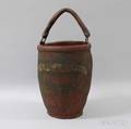 Painted Leather Fire Bucket