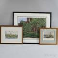 Three Framed Works