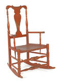 Queen Anne rocking armchair