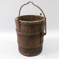 Staveconstructed Handled Wooden Bucket