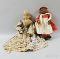Two Cloth Dolls