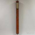 Widdifield  Co Walnut Mercury Stick Barometer