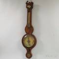 Mahogany and Brass Wheel Barometer