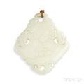 Jade Openwork Pendant Plaque