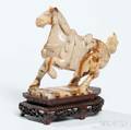 Picture Jasper Carving of a Horse