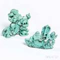 Two Turquoise Carvings