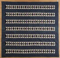 Pennsylvania flying geese patchwork quilt late 19th c