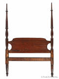Philadelphia Federal mahogany bedstead ca 1805