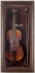 Miniature maple violin 18th19th c