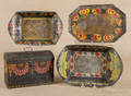 Two tole bread trays early 19th c
