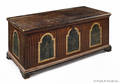 Lebanon County Pennsylvania painted poplar dower chest ca 1795