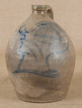 American stoneware jug 19th c