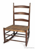 Shaker ladderback rocker