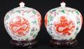 Chinese Ginger Jar Pair Mirror Image