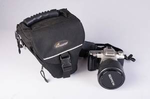 Pentax ZX10 w Promaster LD 28200mm Lens  Case