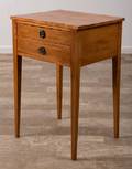 Hepplewhite Style Maple Two Drawer Stand