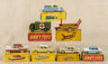 Seven Dinky vehicles in original boxes