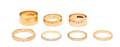 A Collection of 18 Karat Yellow Gold Bands