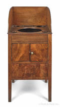 Georgian III mahogany washstand