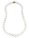 A Graduated Single Strand Cultured Pearl Necklace