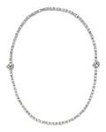 A Platinum and Diamond Convertible NecklaceBracelets Cartier