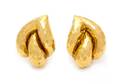 A Pair of 18 Karat Yellow Gold Earclips Henry Dunay
