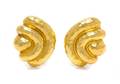 A Pair of 18 Karat Yellow Gold Ear Clips Henry Dunay