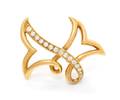 An 18 Karat Yellow Gold and Diamond Brooch