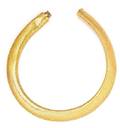 An 18 Karat Yellow Gold Popcorn Link Necklace Italian