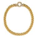 A Yellow Gold Curb Link Necklace
