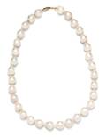 A Single Strand Cultured Baroque Pearl Necklace