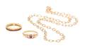 A Collection of Yellow Gold Jewelry