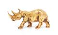 An 18 Karat Yellow Gold and Ruby Rhinoceros Brooch Tiffany  Co