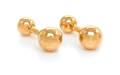 A Pair of Yellow Gold Cufflinks Tiffany  Co