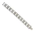 An 18 Karat White Gold and Diamond Link Bracelet Vendorafa