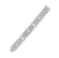 A Fine Art Deco Platinum and Diamond Bracelet Gbelin