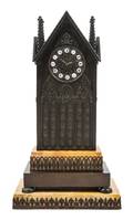 A French Bronze and Marble Mantel Clock